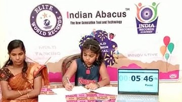 OFFICIAL WORLD RECORD BY OUR OXFORDIAN | MENTAL ARITHMETIC | 2021