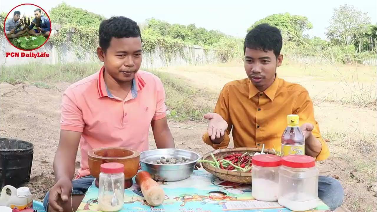 How to make cockle with vegetables and chili Eating Delicious ! YouTube