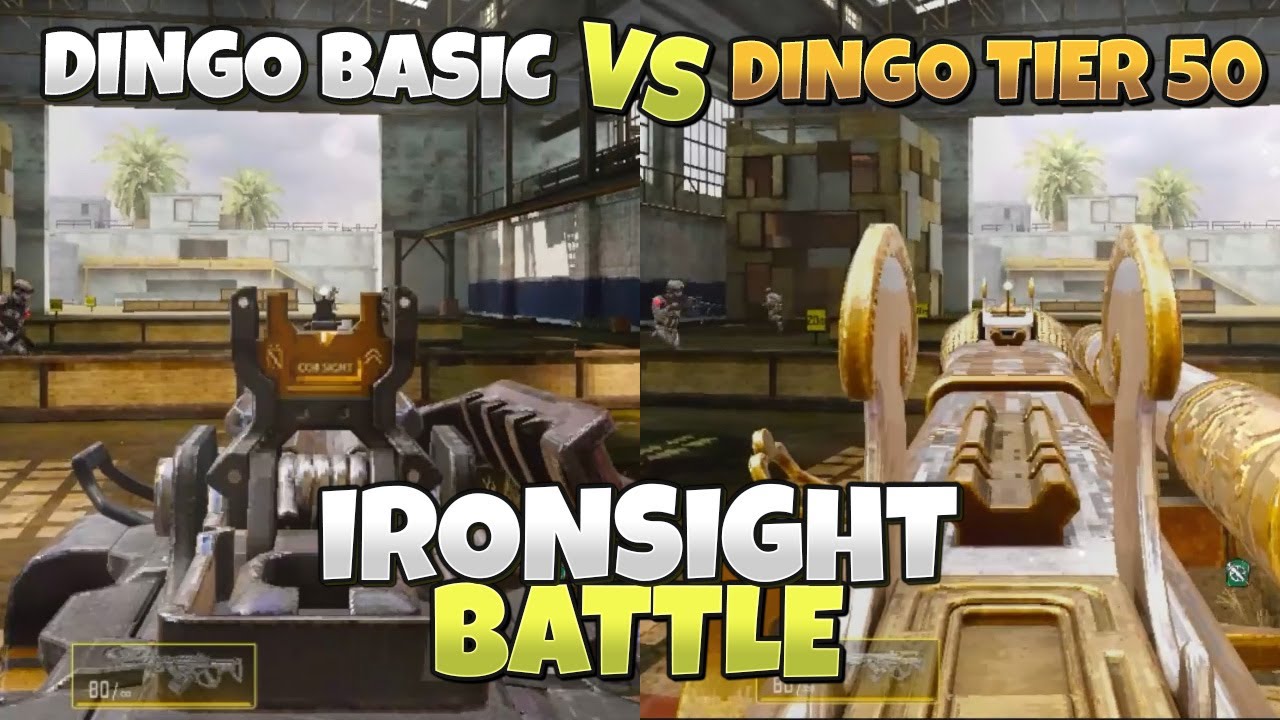 IRONSIGHT BATTLE! DINGO BASIC VS DINGO TIER 50 BATTLEPASS!? BAGUS YANG