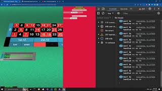 Create physics 3d roulette   Adding HOVER effect and 2d canvas HUD balance effects  part 8