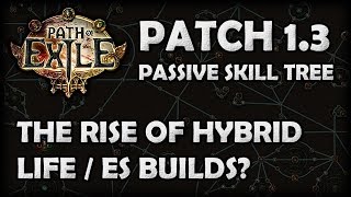 Path of Exile 1.3 Passive Skill Tree: The Rise of Hybrid Life / Energy Shield Builds