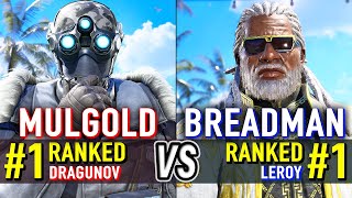 T8 Mulgold Ranked Dragunov Vs Breadman Ranked Leroy Tekken 8 High Level Gameplay
