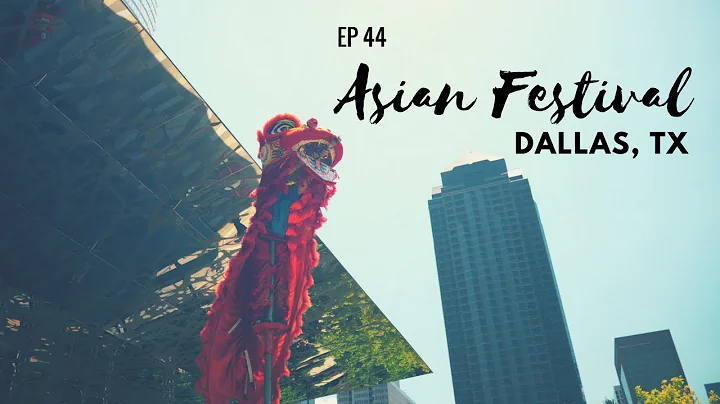 LION DANCE (舞狮, Múa Lân) with Từ Vân | Asian Festival | Klyde Warren Park | Vlog 44 // 狮子舞打鼓 // 舞狮表演
