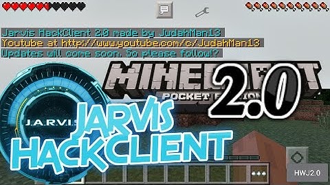 Creative Update - Jarvis 2.0 HackClient!! - Mod Review - Minecraft PE 0.13.0