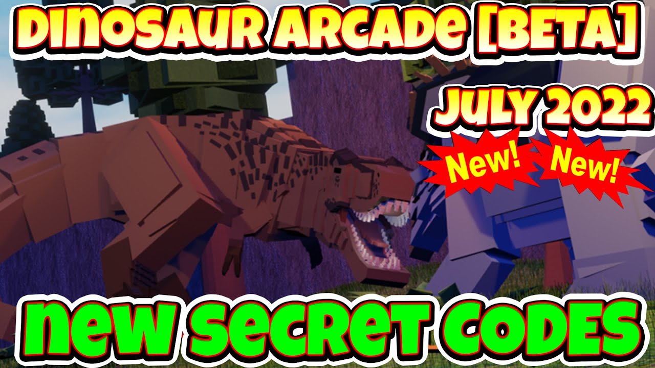 2022 ALL SECRET CODES Roblox Dinosaur Arcade [BETA], NEW CODES, ALL