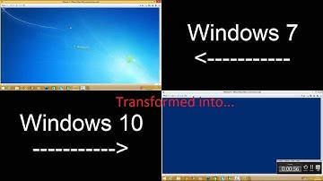 Windows 10 RTM Transformed into Windows 7