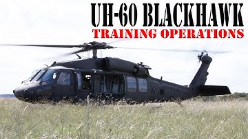 Training Operations With UH 60 Blackhawk