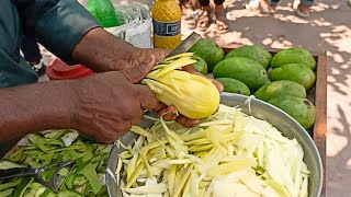 Green Mango Masala | Yummy Green Mango Vorta | Bnagladeshi Street Food