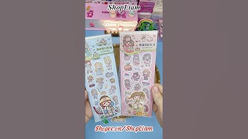 📒✨🔑🐾2570 ASMR Packing Order-Sticker,Sổ và Dao Rọc Giấy Capybara-Lương Tùng Ở Bắc Giang|ShopLiam