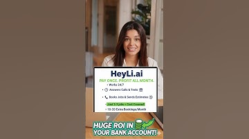 HeyLi.ai: The 24/7 AI Assistant That Pays for Itself – Massive ROI for Service Businesses.