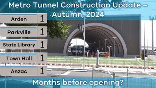 Metro Tunnel Construction Update 2024 (Melbourne Railway Vlog 216)