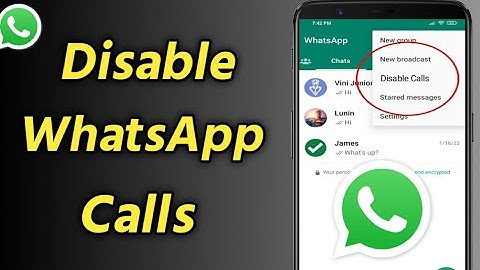 How to Disable WhatsApp Calls | Ignore or Block all Whatsapp Calls | Turn Off WhatsApp Calls