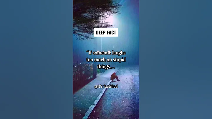 "If someone laughs too much on stupid things.... #shorts #psychologyfacts #subscribe
