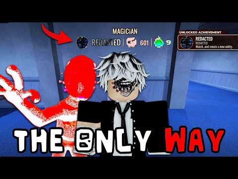 The ONLY WAY To Get The REDACTED BADGE in DOORS THE ARCHIVES UPDATE | Redacted Badge Guide #doors