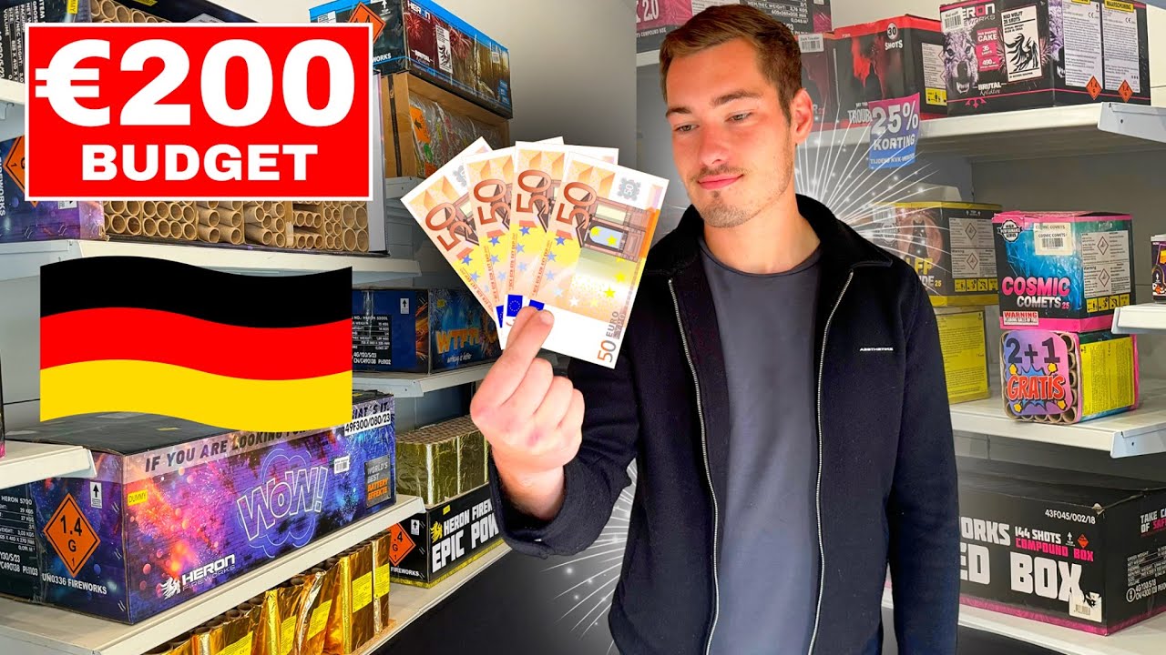 VUURWERK SHOPPEN IN DUITSLAND! (€200 BUDGET)