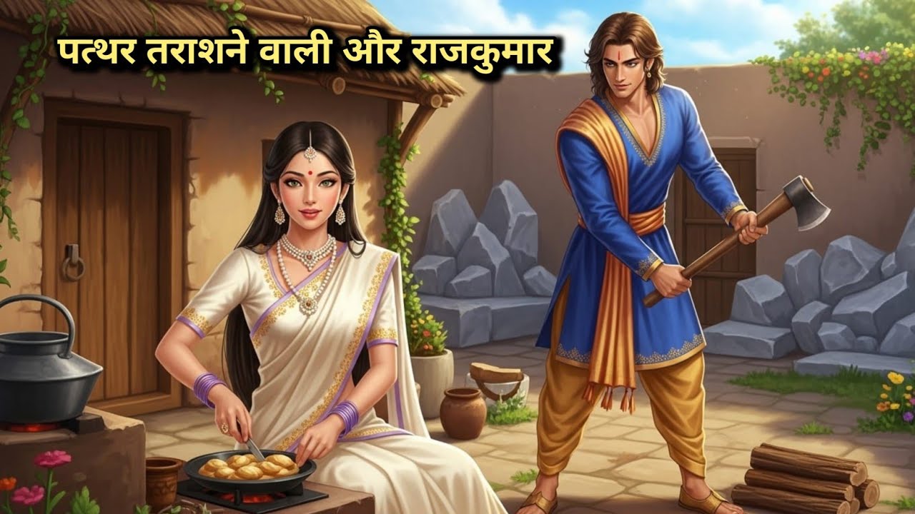 पत्थर तराशने वाली ने राजकुमार के दिल को भी तराश दिया | #HindiStories ##MoralStory 