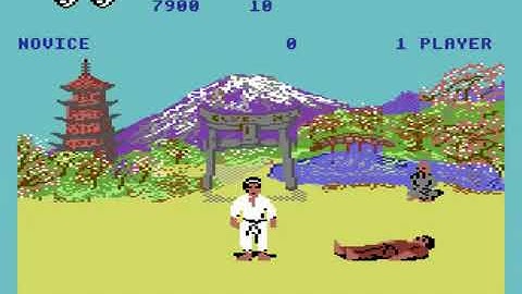 The Way Of The Exploding Fist Arcade Game C64