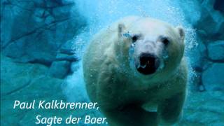 Paul Kalkbrenner Sagte der Baer...!