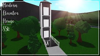 Modern Elevator House 85k - Bloxburg Speedbuild
