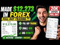 $12,273 Forex Profit 💰 Full Day Trading with Low Risk (EU Strategy)#forextrading #unfrezzmyaccount