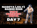 DAY 7 TOP BOUTS Nagoya JULY Basho 2025 Makkuchi Sumo Wrestling In Japan Highlights DAY 7 TOP BOUTS Nagoya JULY Basho 2025 Makkuchi Sumo Wrestling In Japan Highlights