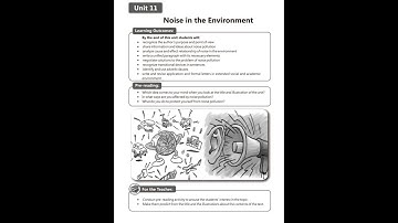 English Class 9th Unit 11 Noise in the Environment | Complete Lesson