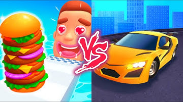 Sandwich Runner VS Race Master- All Levels SpeedRun Gameplay Android iOS Ep1