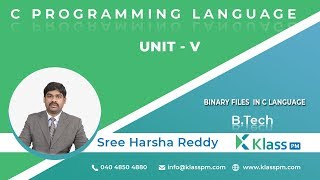 All About Binary Files in C Language | Engineering C Language | Engineering Tutorials | Klass PM