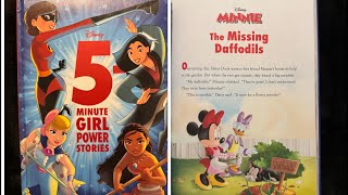 Disney 5-Minute Girl Power Stories Minnie The Missing Daffodils