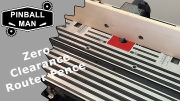 EASIEST Zero Clearance Router Fence