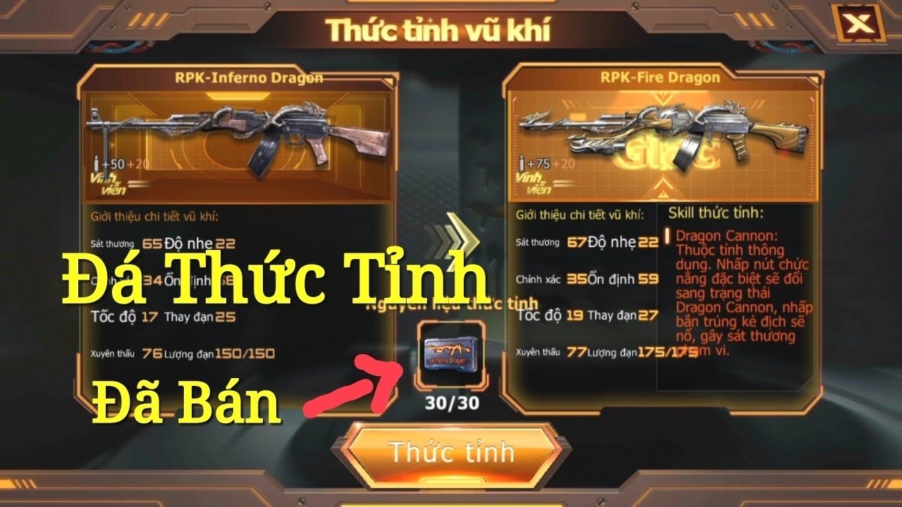 CF Mobile/CF Legends | Thức Tỉnh RPK VIP [ Mua + Nâng Cấp + Test ]