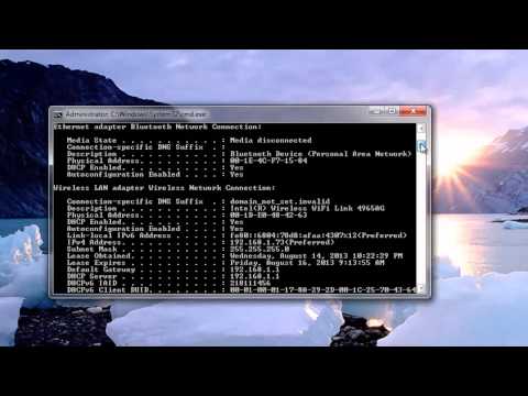 How to fix your network WiFi Connections using Command Prompt ipconfig