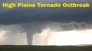 Supercell storm produces multiple photogenic tornadoes over Colorado!  High plains magic - Part 1