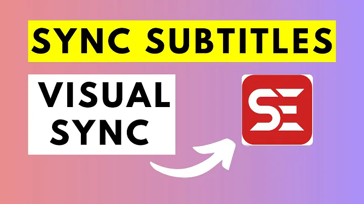 How To Sync Subtitles With Video Using Visual Sync in Subtitle Edit