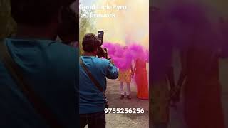 good luck Pyro firework Bharat shekhawat.      9755256256 color smoke entry