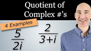Writing a Quotient of Complex Numbers in Standard Form (a + bi)