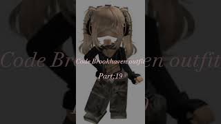 Code Brookhaven outfit Part:19 like for Part:20 #shortvideo #brookhaven #roblox #robloxedit