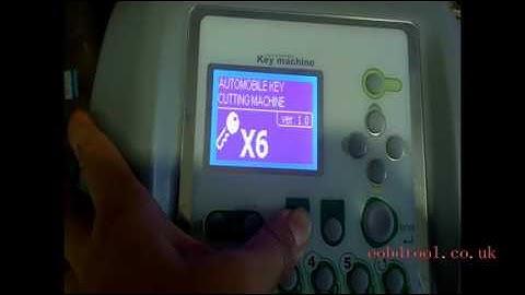 eobdtool - How to change the language of Automatic V8 X6 Key Cutting Machine