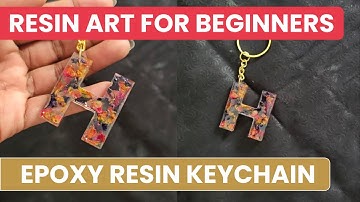 Resin Art for Beginners❤️ Keychain Making❤️ Resin Art for Beginners Step by Step😍 Resin Keychain