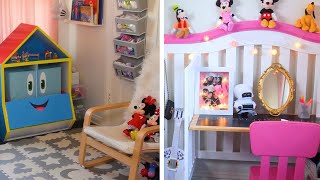 Watch as we magically transform this bedroom into a FUN room inspired by Mickey and his friends!