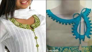 Simple Neck Designs | New Churidar neck patterns