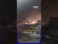 عاصفة قوية تضرب لبنان وتتسبب بغمر شوارع عدة بمياه الأمطار اخبار المشهد 