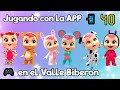 🎮40 MINUTOS de BEBÉS LLORONES Lágrimas Mágicas APP📲¡JUGANDO con LEA, LALA, NALA, CONEY, DOTTY y LADY