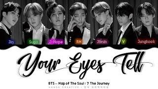 Bts - Your Eyes Tell Lyrics Color Coded Kanromeng