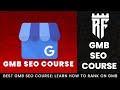 Google my business seo best gmb course rank 1