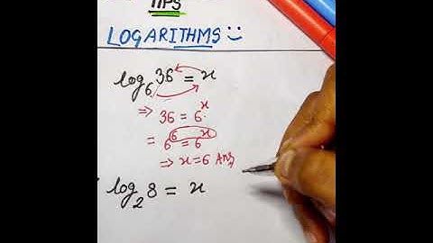 Logarithms /Maths Tricks 2021 #shorts