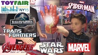 STAR WARS, TRANSFORMERS, AVENGERS, JURASSIC WORLD, SPIDER-MAN @ NY Toy Fair 2015 STAR WARS, TRANSFORMERS, AVENGERS, JURASSIC WORLD, SPIDER-MAN @ NY Toy Fair 2015