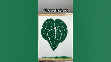 🍃 in 8 sec #satisfying #rugmaking #fiberart #tufting #processvideo #handmade #timelapse #plantlover