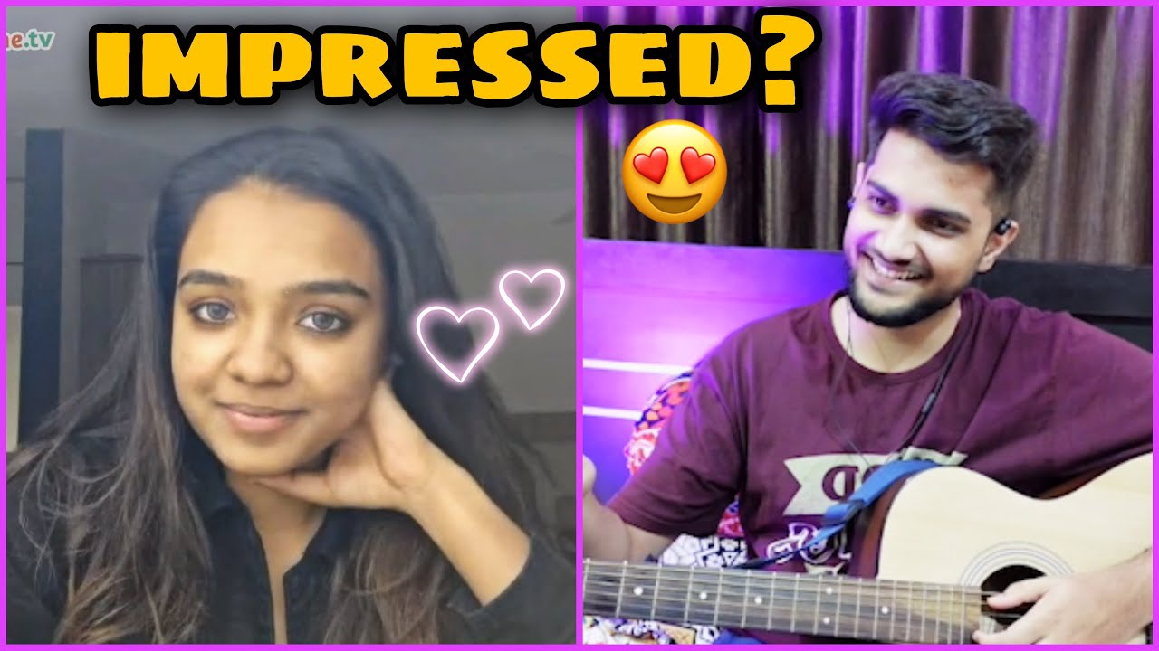 Impressing HER on omegle 😍 | Singing to girls on omegle 🎸