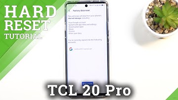 Hard Reset TCL 20 Pro via Settings - Remove All TCL Data